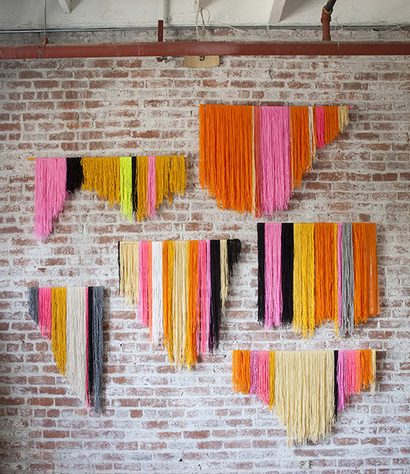 DIY Yarn Hangings