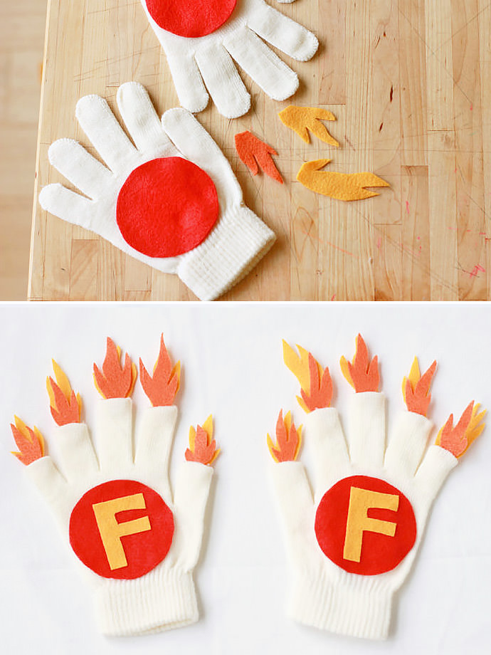 DIY Superhero Firepower Gloves for Kids