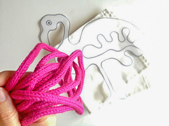DIY Flamingo Pillow Knitting Project for Kids