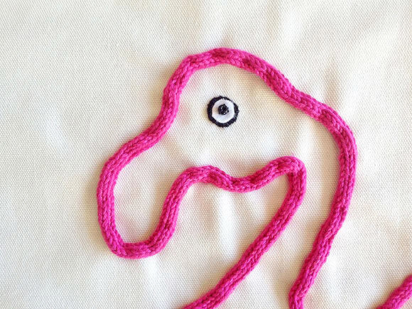 DIY Flamingo Pillow Knitting Project for Kids