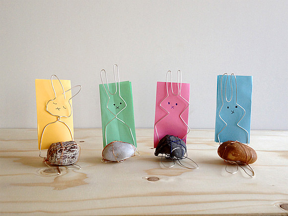 DIY Bunny-Shaped Card Holders