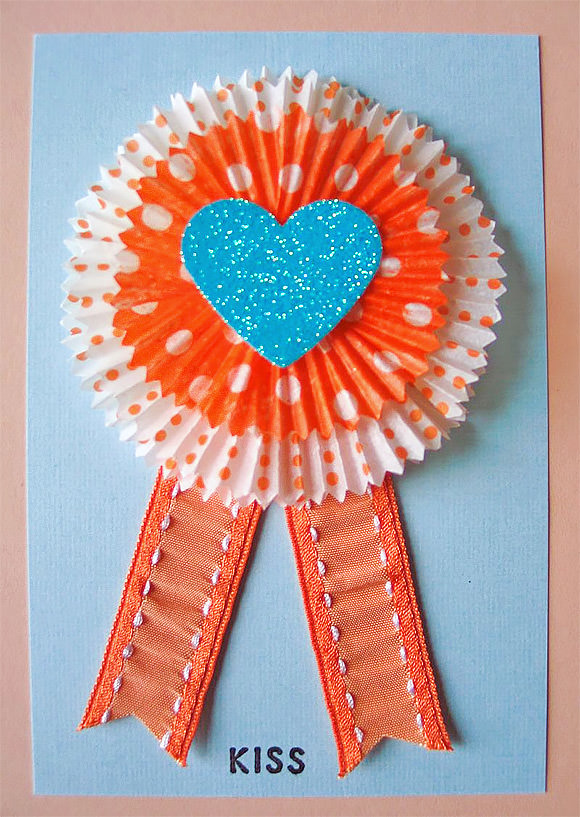 DIY Cupcake Liner Card