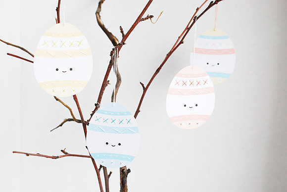 Printable Easter Egg Sewing Cards For Kids