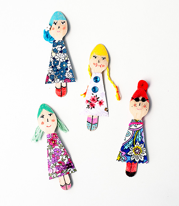 DIY Wooden Spoon Dolls