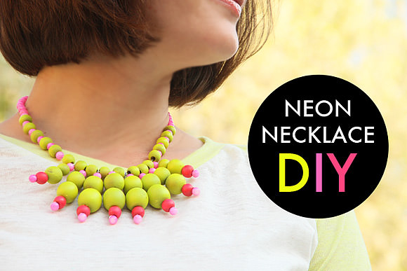 DIY Neon Necklace