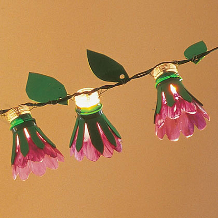 DIY Spring Garland Lights