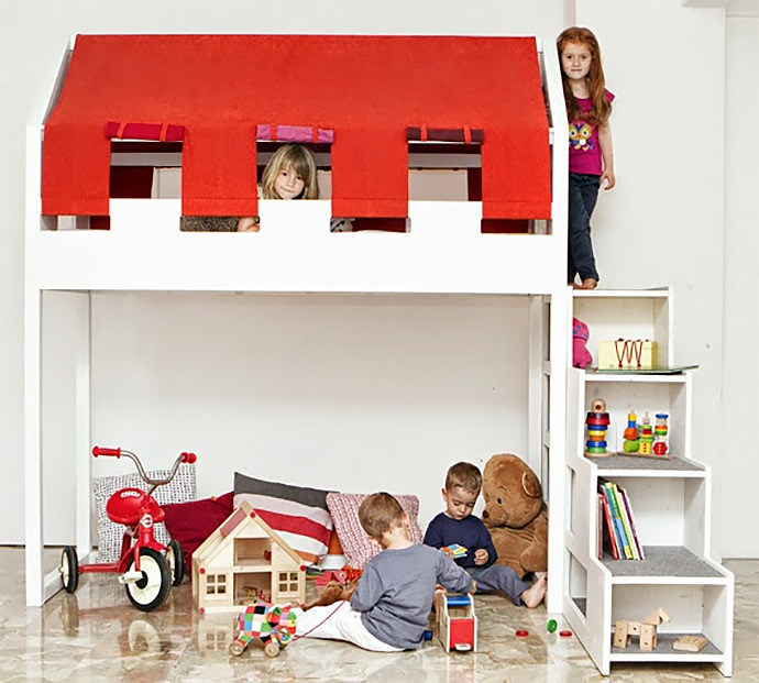 Casita loft bed from Kid’s Modulor,