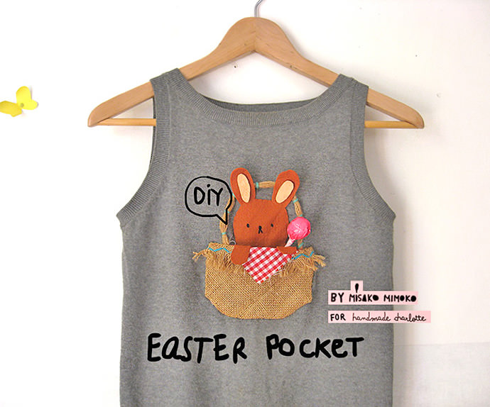 DIY Easter Bunny Pocket Tee