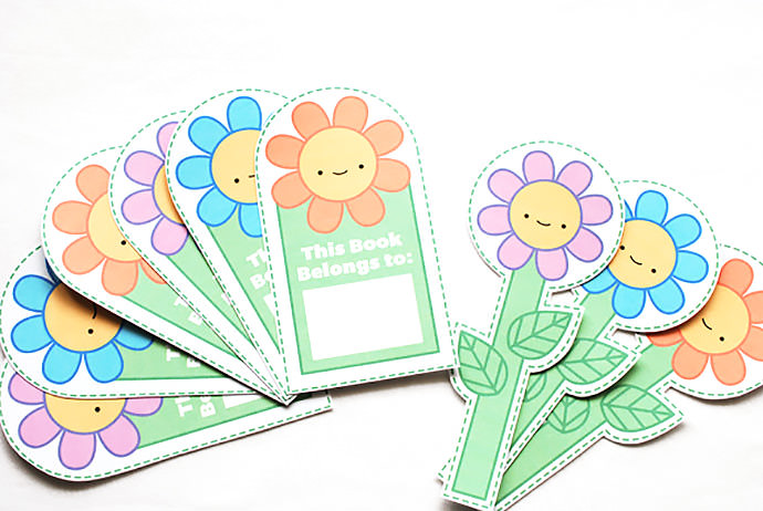 Printable Happy Flower Reading Companions