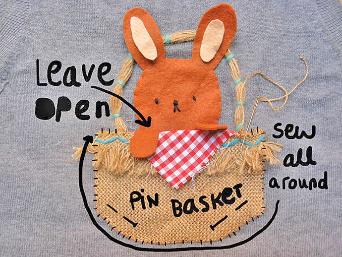 DIY Easter Bunny Pocket Tee