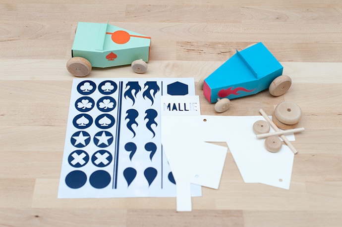 Design Your Own Paper Hot Rod Kit