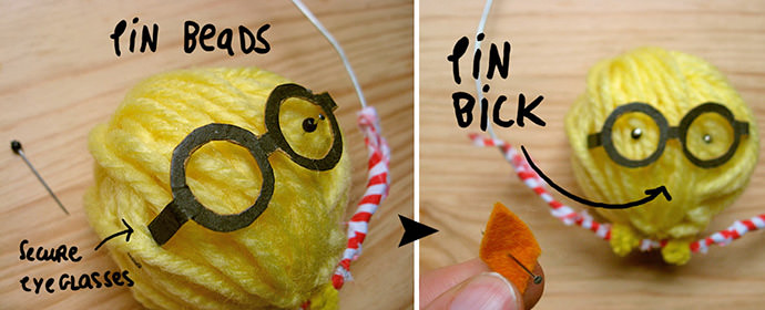 DIY Swinging Easter Chick