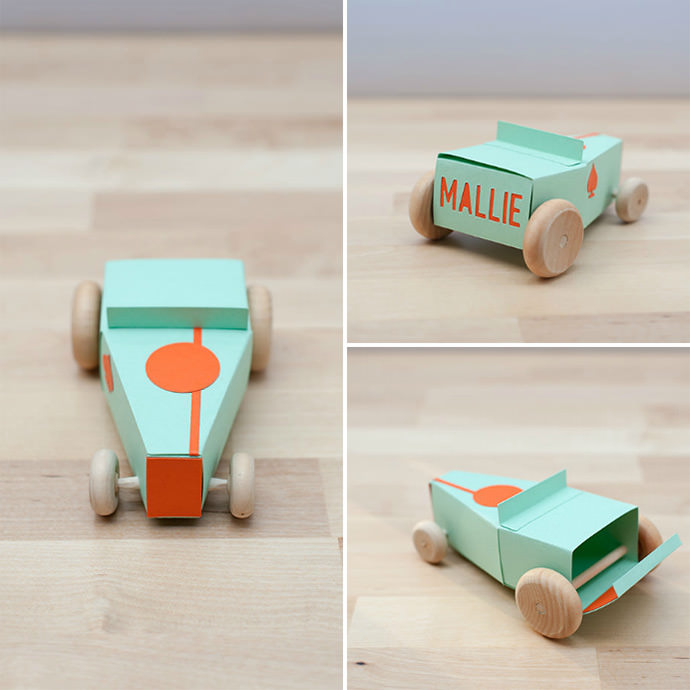 Design Your Own Paper Hot Rod Kit