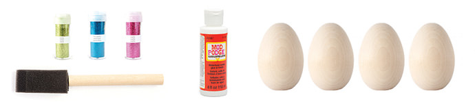 DIY Glitter Eggs Kit by Darby Smart