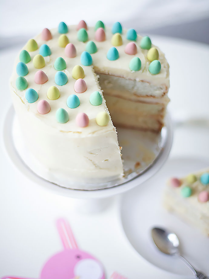 DIY Mini Egg Easter Cake