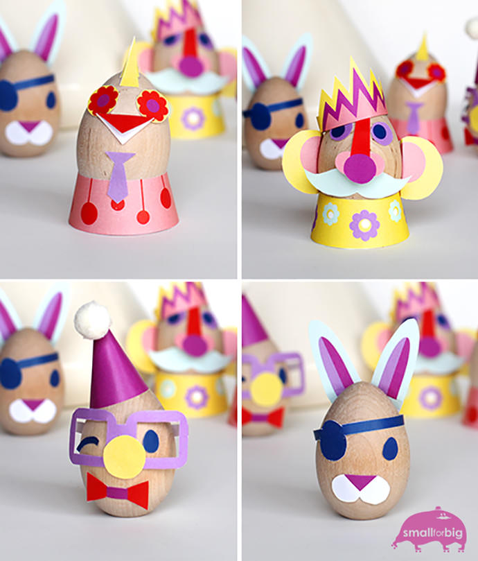 DIY Masters of Disguise Egg Decorations