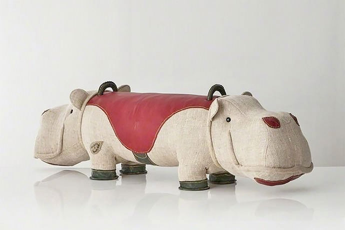 Double-Face Hippopotamus by Renate Muller