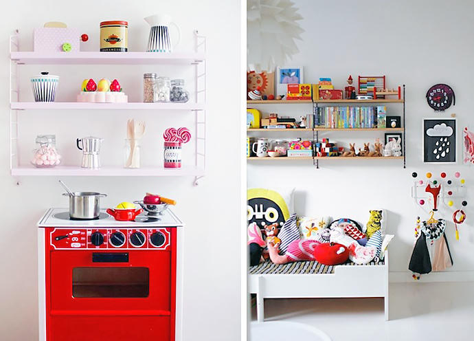 Modern Wall Shelves for Kids ⋆ Handmade Charlotte