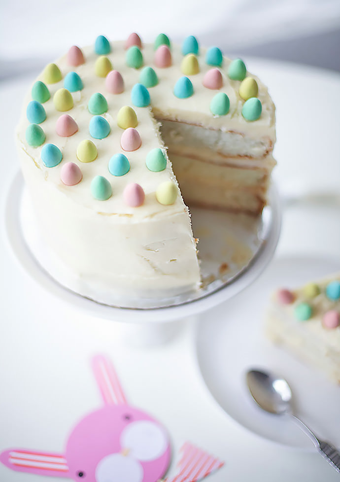 DIY Mini Egg Easter Cake