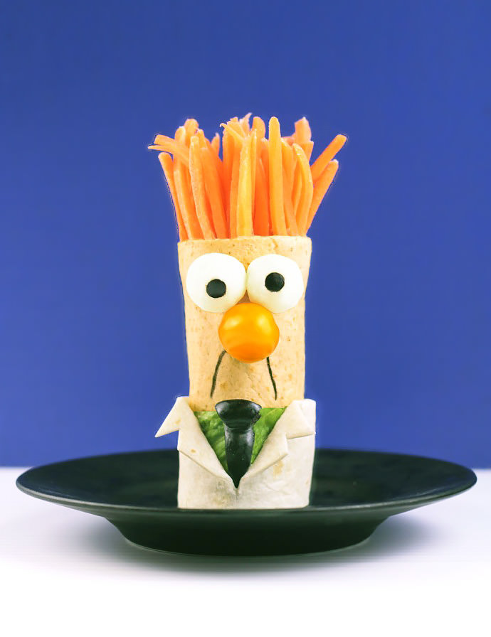 Muppets Recipe: Beaker BLT Wraps