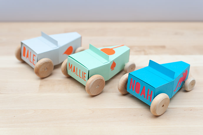 Design Your Own Paper Hot Rod Kit