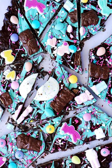 Easter Bark Extravaganza Recipe via Sweetapolita