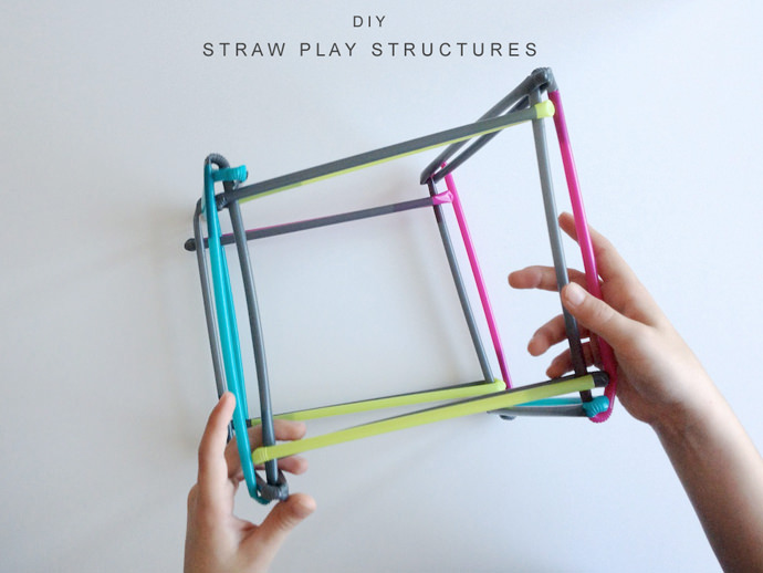 DIY Straw Play Structures