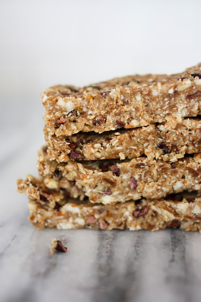 Chocolate Coconut Energy Bars