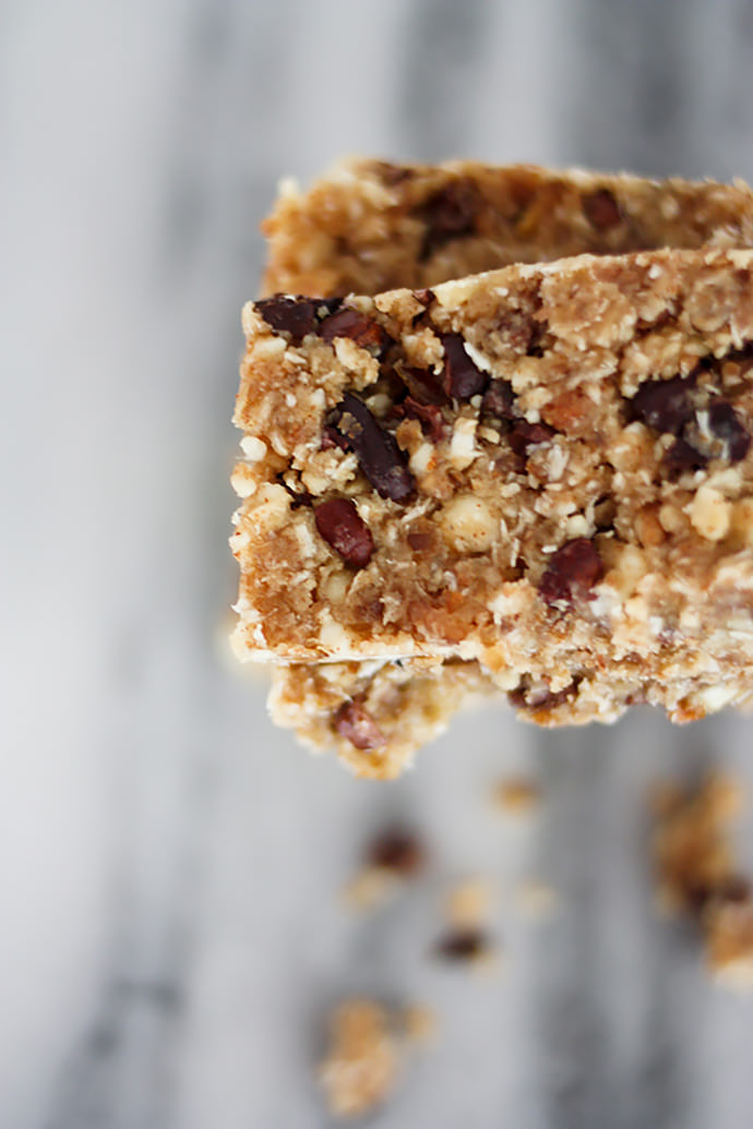 Chocolate Coconut Energy Bars