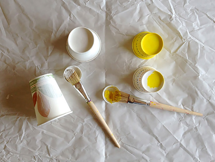 DIY Paper Cup Duck Family Puppets