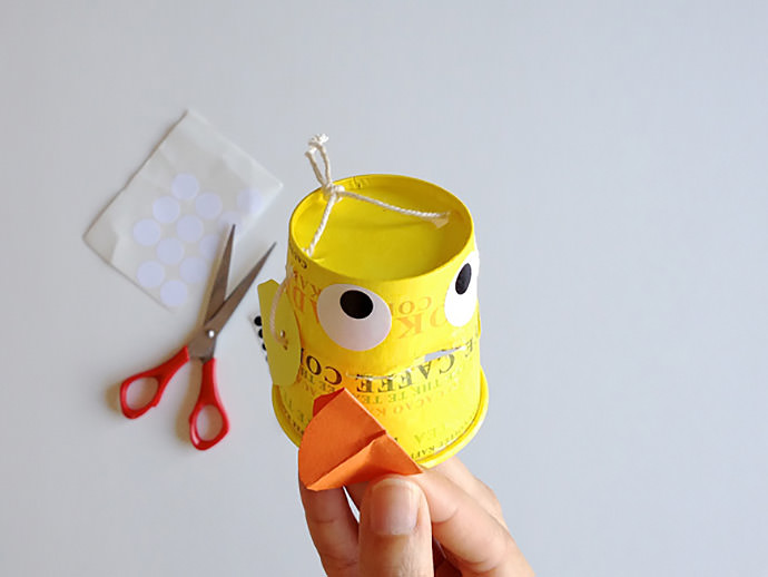 DIY Paper Cup Duck Family Puppets