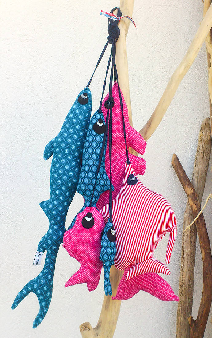 Handmade Fish Toys by Les Curiosités de Fred