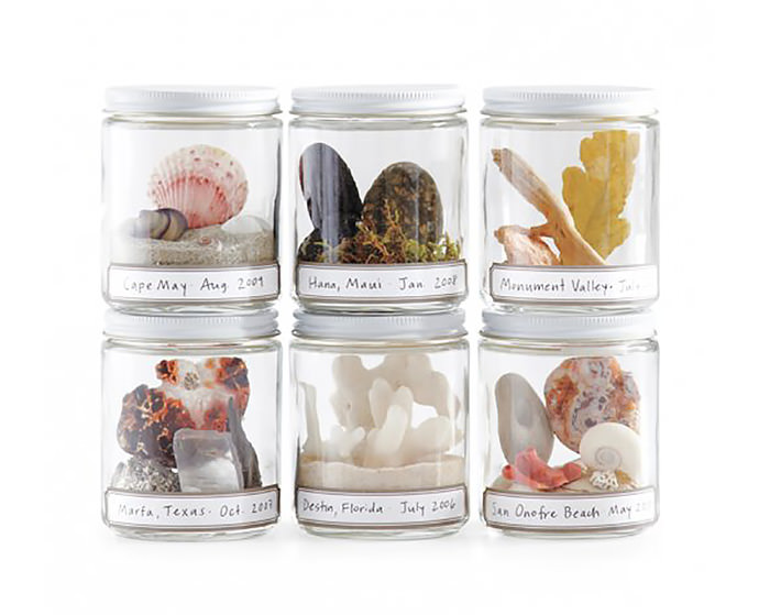 DIY Vacation Souvenir Jars via Martha Stewart