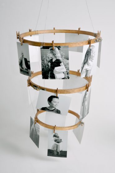 Embroidery Hoop Photo Display
