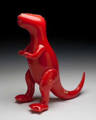 Large Ceramic Dinosaur by Brett Kern