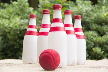 DIY Recycled Bottle Backyard Bowling for Kids (via MoonFrye)