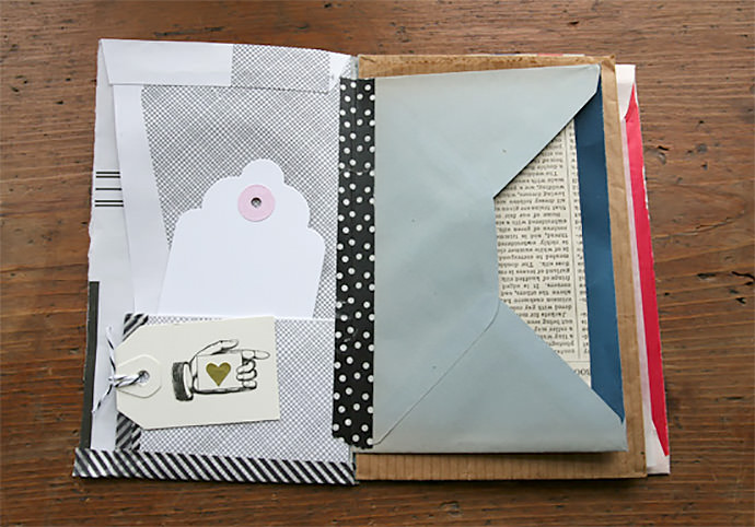 DIY Souvenir Journal via Besottment