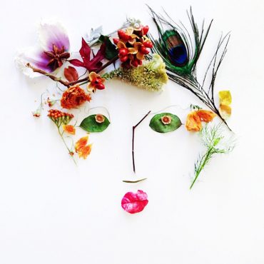 DIY Foliage Faces (via Uppercase Mag)