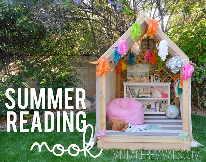 DIY Summer Reading Nook (via Vintage Revivals)