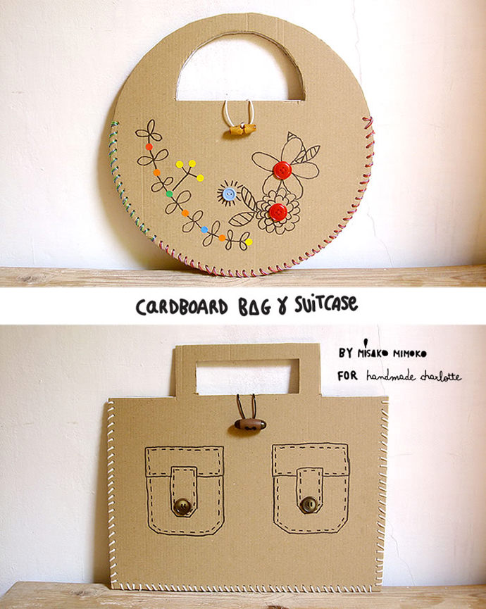 How to Make Purse From Cardboard  DIY Cardboard Purse - Very Easy