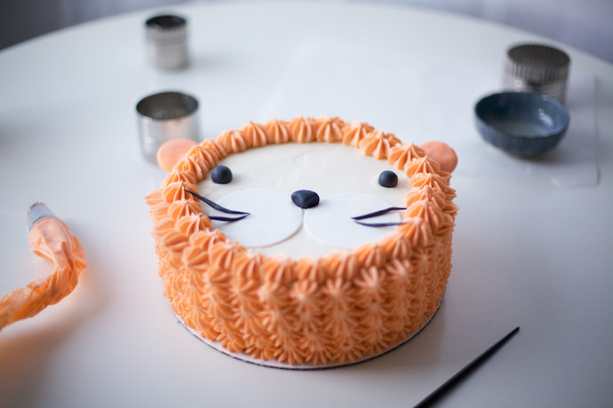 "I Am, Lion Hear Me Roar!" DIY Lion Cake