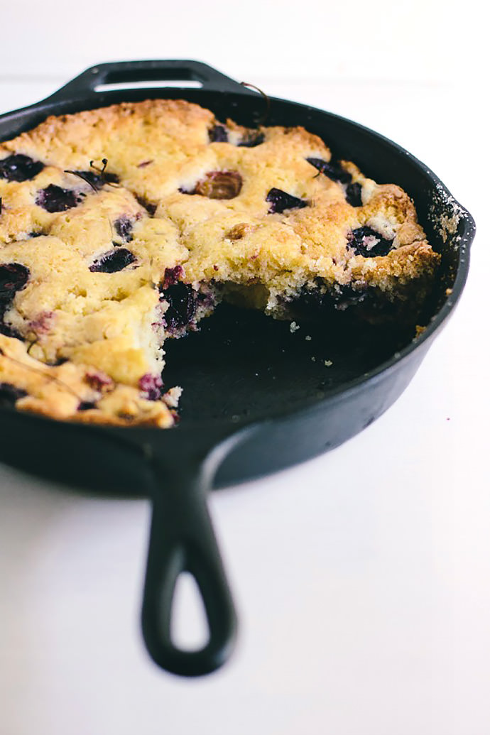 Cherry Skillet Cake Recipe