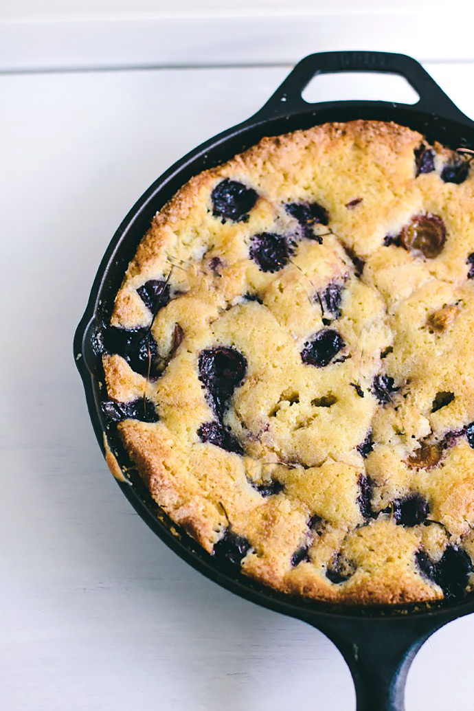 Cherry Skillet Cake Recipe