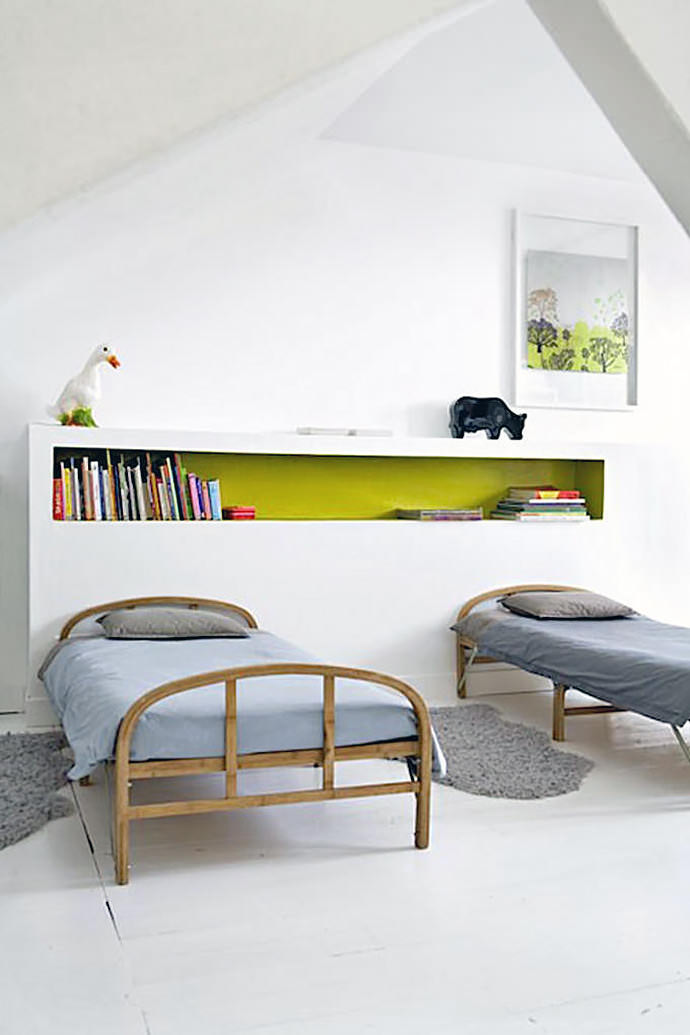 shared kids room (via bonnesoeurs)