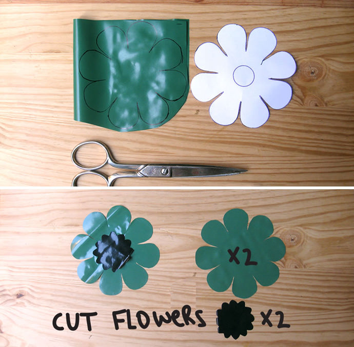 DIY Flower Power Tote Bag