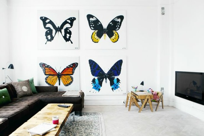 Simon Birch Butterfly Prints 