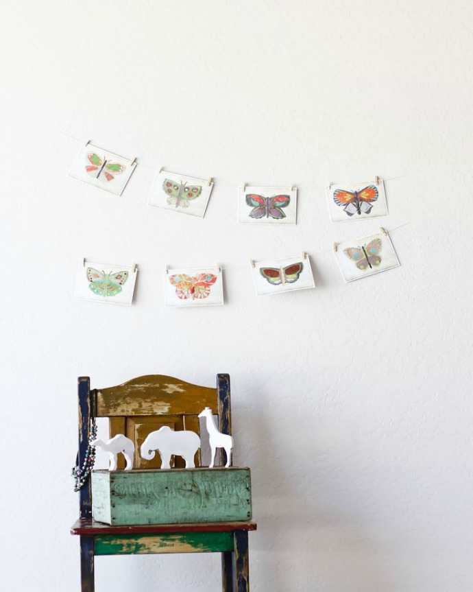Butterfly wall cards from Children Inspire Design