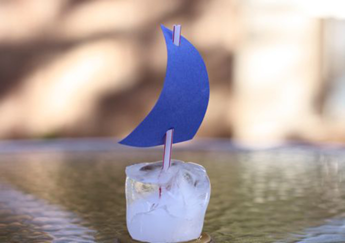 DIY Ice Cube Boats