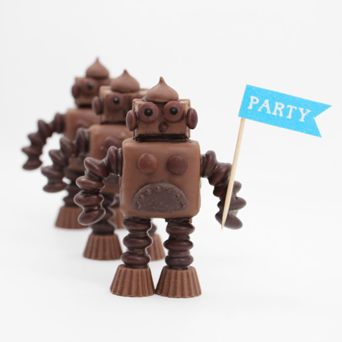 DIY Chocolate Robots