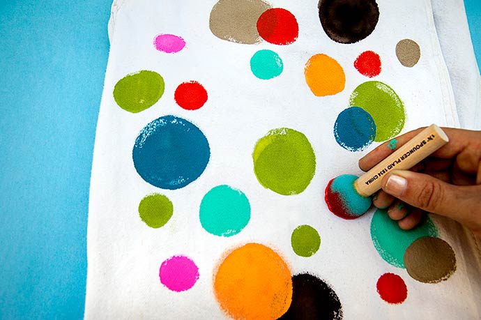 Plaid FolkArt Paint Polka Dot DIY Overalls
